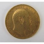 An Edward VII Gold Sovereign 1910