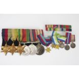 A World War II group of six medals, to S. LT. F. Hobson. R.N: includes, 1939-45 Star, Atlantic Star,