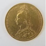 Victorian Gold Sovereign 1890