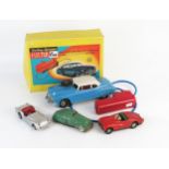 Marx Battery Operated Electric Car, Agrespoly Triumph Startex Sunbeam-Alpine and another - all