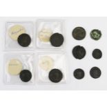 Ten x Roman bronze coins. Antoninianus etc. including Maxentius.