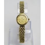 A Ladies ARPAS 14K Gold Wristwatch, 25.1g gross