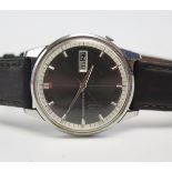 A Gent's SEIKO Sportsmatic WEEKDATER Stainless Steel Cased Wristwatch, the 37mm case back no.