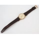 A Gent's ACCURIST 9ct Gold Wristwatch. A/F