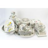 A collection of Portmeirion Botanic Garden pattern oven to table wares, includes casserole pot and