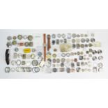 Selection of Vintage Wristwatch Parts including Longines, Benson, Dunhill, Universal, Zenith,