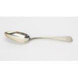 A George III silver Old English pattern tablespoon, maker Alice & George Burrows, London, 1811,