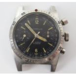A Gent's AMARYLLIS Steel Cased Chronograph Wristwatch, 37mm case. Running
