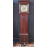 William Stumbles, Totnes, an oak longcase clock, the eight day five pillared twin train movement