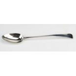 A George III silver Old English pattern serving spoon, maker George Smith III, & William Fearn,