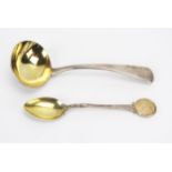 A George III silver Old English pattern sauce ladle, maker Thomas Johnson, London, 1813, 14cm long