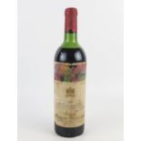 One bottle 1975 Chateau Mouton Rothschild.