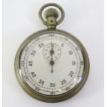 A Military Stopwatch, 51mm. Needs attention