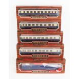 Lilliput HO Gauge 820 Rheingold Deutsche Reichsbahn "Mitropa" set of 5 dark blue/cream including