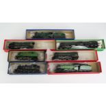 Bachmann OO Gauge Loco Group including BR 2-6-2 60884, LMS 2-6-2 Prairie Tank 1202 and 2 others
