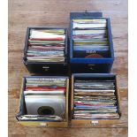 A large collection of 45rpm records artists include, Jimmy Ruffin, Randy Crawford, Rolling Stones,