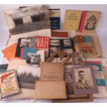 A collection of World War II period and earlier ephemera, includes diaries from 1937 onwards with