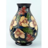 A Moorcroft pottery vase 'Amber Glow' of ovoid form, by Sian Leeper, No 68 of 150, 28cm high.