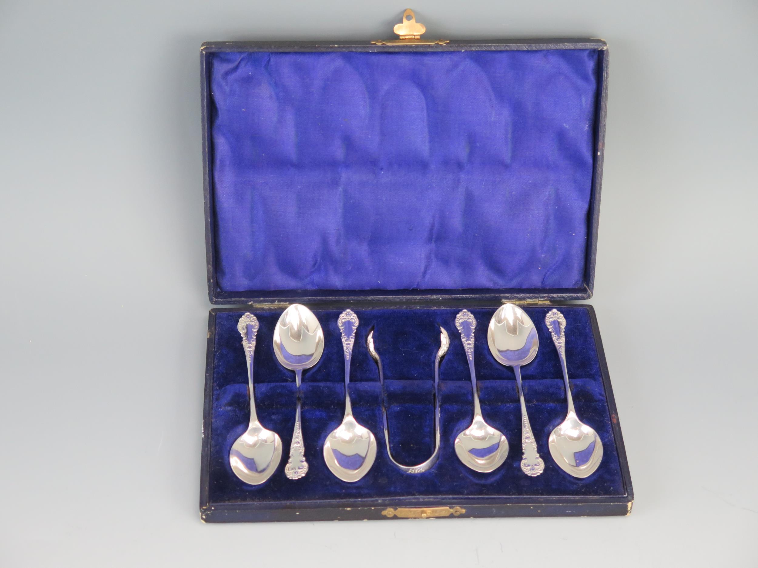 A set of six Edward VII silver coffee spoons maker Mitchell Bosley, Birmingham, 1908, together