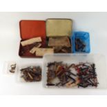 A collection of spinners, Devon Minnows, Mepps and attractors,