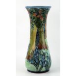 A Moorcroft pottery vase "Vereley" of waisted form by Rachel Bishop, second, 30.5cm high,