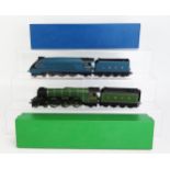 Hornby OO Gauge Famous 4-6-2 Loco Pair - (1) Mallard 4468, blue/maroon, (2) Flying Scotsman 4472