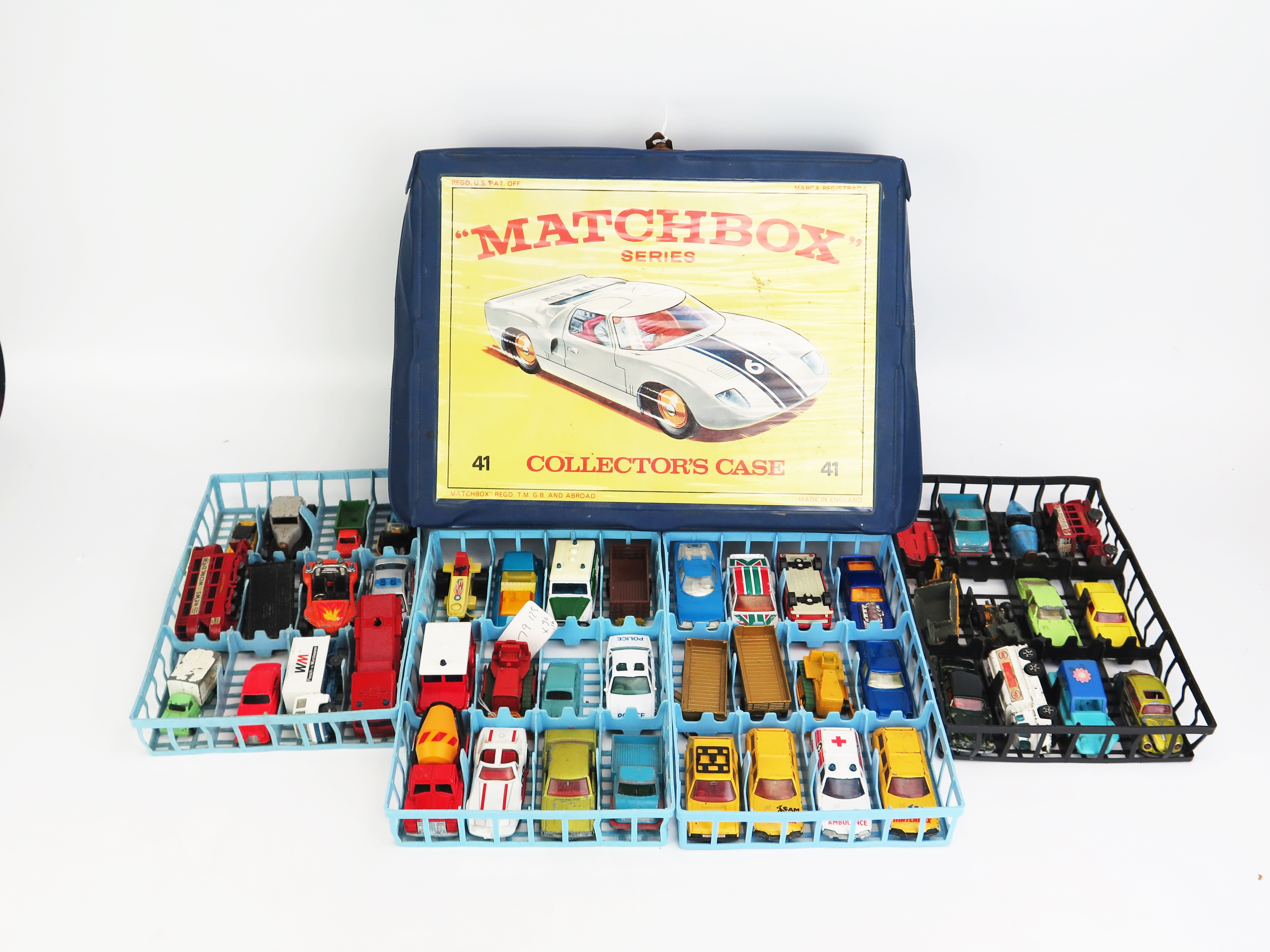 Matchbox 48 Car Carry Case filled with Mostly Matchbox but also Majorette, Lone Star, Corgi and