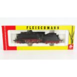 Fleischmann HO Gauge 4141 DB Type 24 Steam Loco black/red - excellent in box (damage to box window)