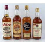 One bottle Glen Rossie Scotch whisky, 75cl, one bottle Long John Scotch Whisky, 75cl, one bottle