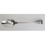 A George III silver Fiddle& Thread pattern serving spoon, maker George Smith (IV), London, 1806,