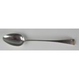 A George III provincial silver Old English pattern serving spoon, maker Richard Ferris, Exeter,