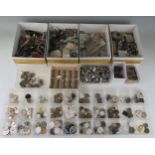 A Large Collection of Wristwatch Movements and Parts including TUDOR, ROLEX, OMEGA, etc.