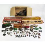 Collection of Pre-War Toys to Include Britains Soldiers, Guardsman etc., Johillco, 'O' Gauge,