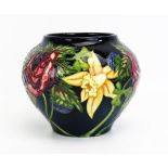 A Moorcroft pottery vase with 'Diamond Jubilee' decoration designed by Nicola Slaney, released in