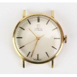 An OMEGA Automatic 18K Gold Cased Dress Watch, 24 jewel caliber 552 movement no. 24717112, 33mm