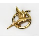 A 9ct Gold Parrot Charm, hallmarked, 1.82g