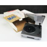 A Bush model MTT1, HI FI turntable in original cardboard box.