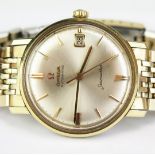 An OMEGA Seamaster Automatic Gent's Wristwatch, 34.5mm gold plated case. Running