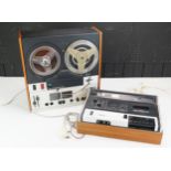 A Tandberg Cross-Field Series 3500X reel to reel tape recorder, together with a Ferguson stereo