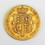 A Victoria Gold Half Sovereign 1851