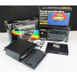 Sinclair ZX Spectrum 16K Ram Personal Computer with compatible Opus Discovery 1 disc drive and Prism
