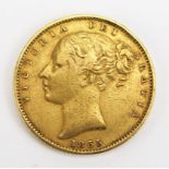 A Victoria Gold Sovereign 1855