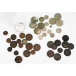 A Selection of Victorian and later Coins including silver