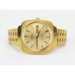 An OMEGA Gent's Gold Plated Dress Watch, the 37mm case with caliber 1022 movement no. 38573666, case
