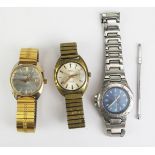 A MONTINE Gent's Wristwatch and Ingersoll Wristwatch (both running) and one other