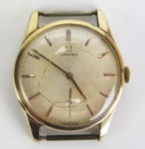 An OMEGA 9ct Gold Gent's Manual Wind Presentation Wristwatch, 34mm case, caliber 269 17 jewel