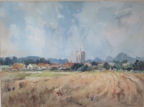 Dorothy Bradshaw, 'Orford Castle, Sussex' watercolour signed but undated, 37 x 349 cm.
