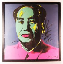 Andy Warhol - Mao, 1972, Limited Edition Art Print (Green), No. 2101/2400, 63 x 64cm including Black
