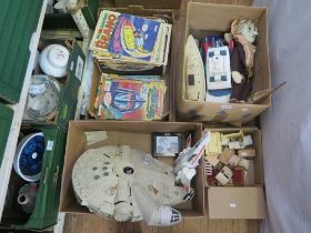 Collection of Vintage Toys including Kenner Toys and Micro Machines Star Wars, Columbia