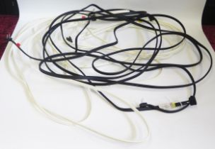 Two Naim 6m White and two 6m Black Speaker Cables